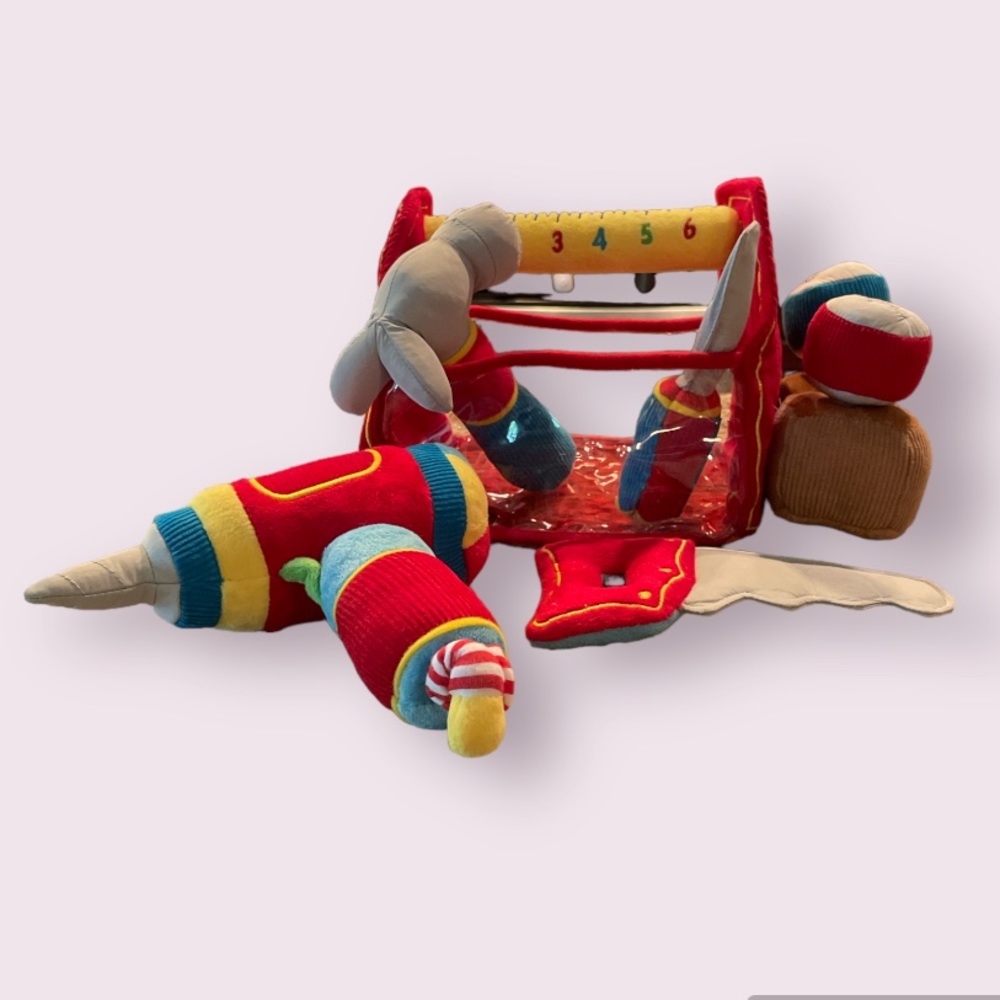 3/15 Melissa & Doug Toolbox Fill and Spill Toddler Toy With Vibrating Drill (…